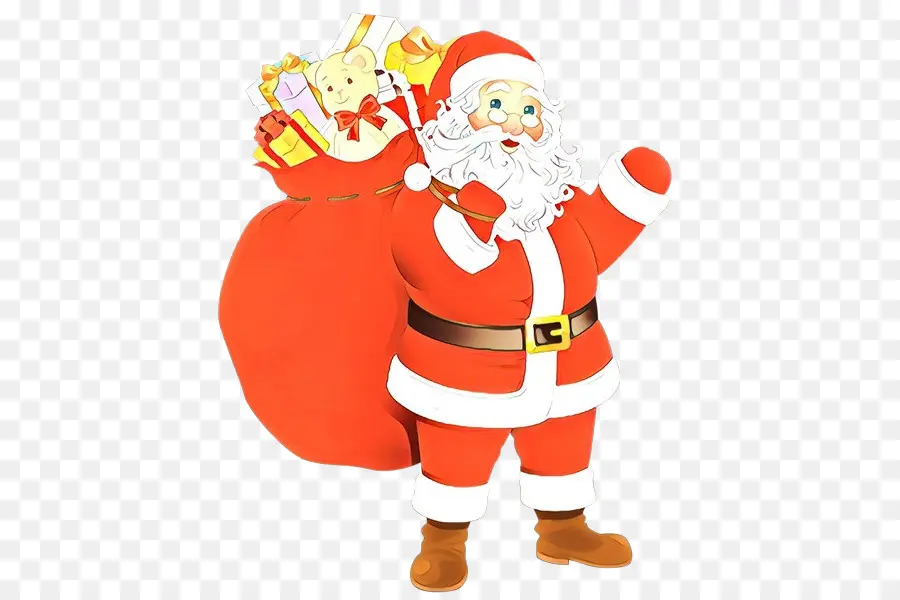 Santa Claus，Kartun PNG