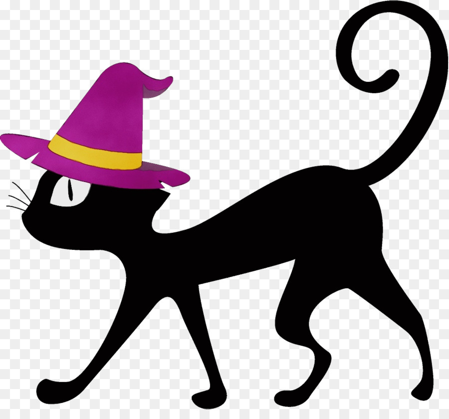 Kucing Hitam，Hallowen PNG