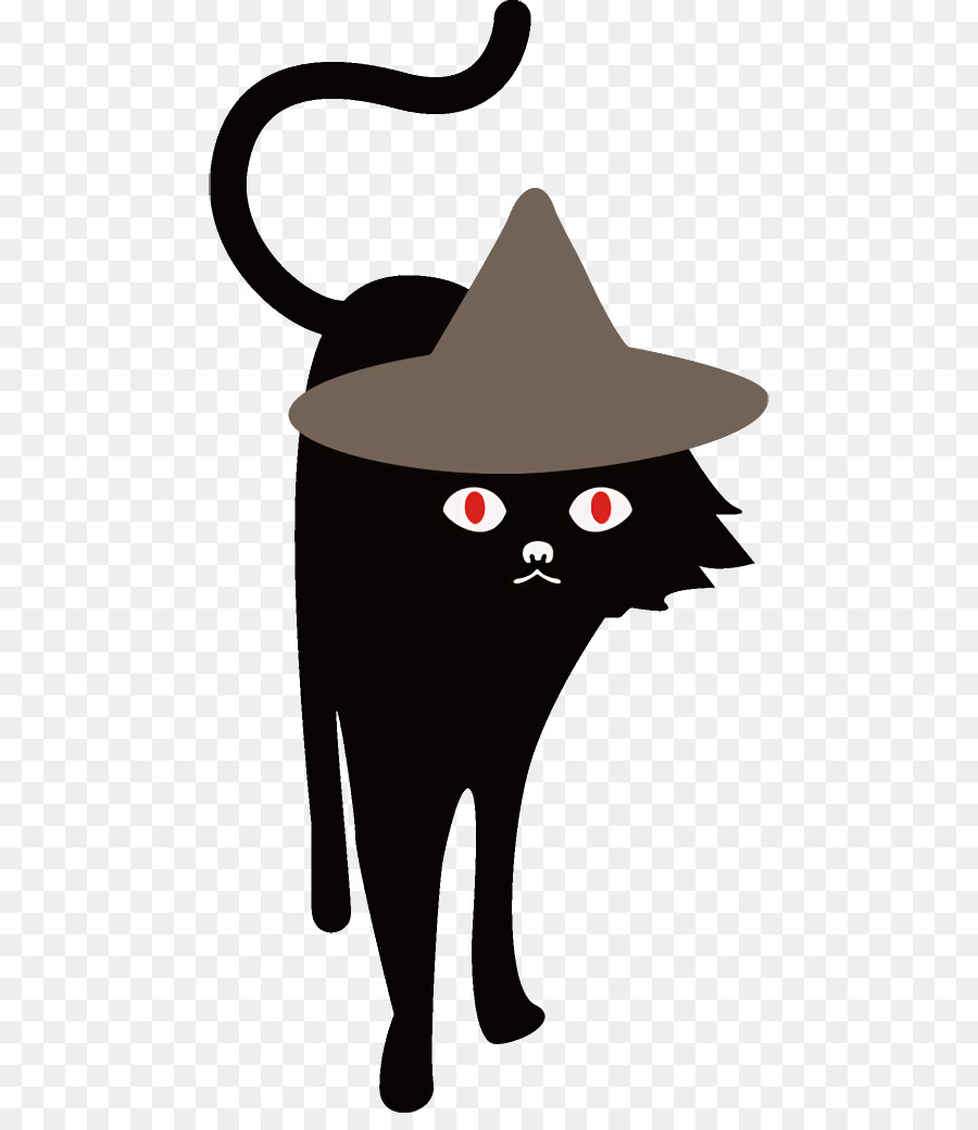 Kucing Hitam，Topi Penyihir PNG