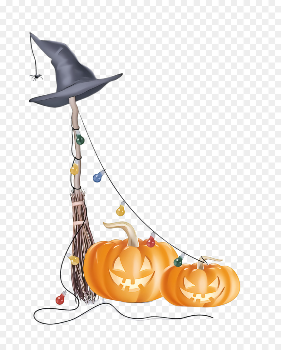 Dekorasi Halloween，Labu Kuning PNG