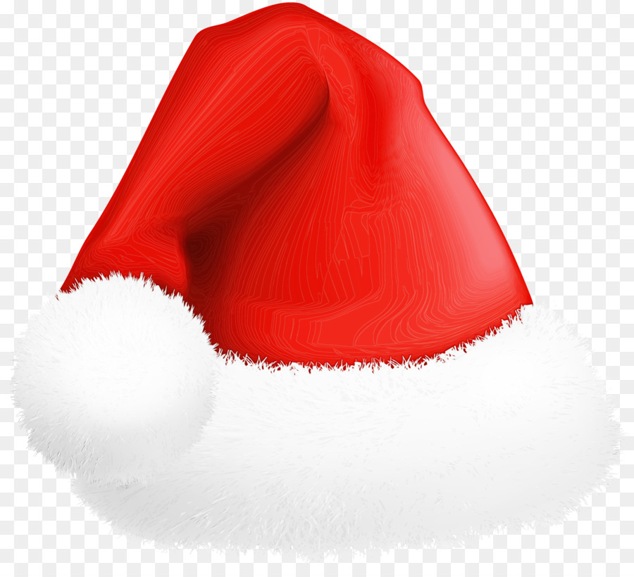 Topi Santa，Merah PNG