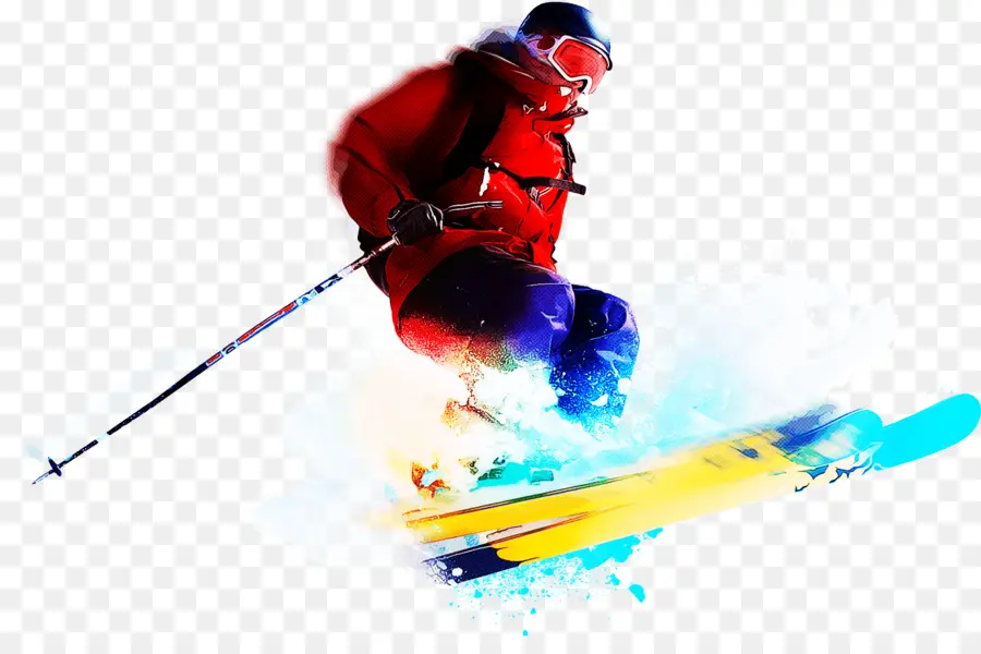 Pemain Ski，Ski PNG