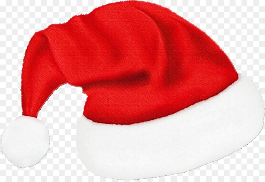 Topi Santa，Merah PNG