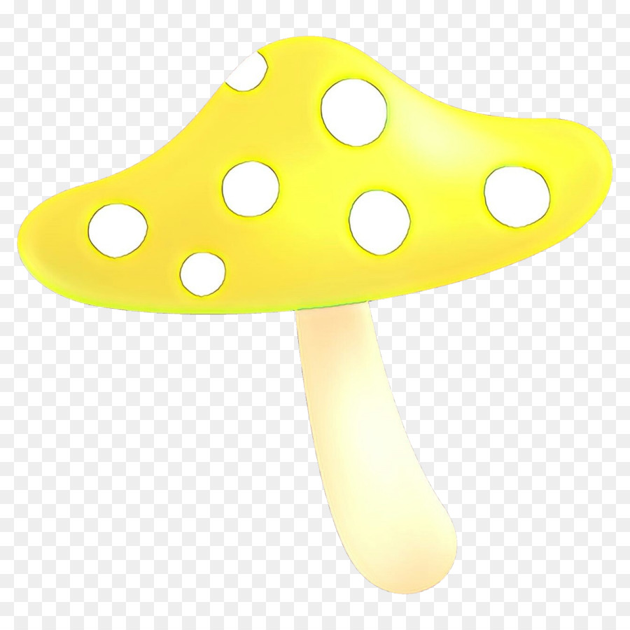 Kuning Jamur Polka Dot Gambar Png