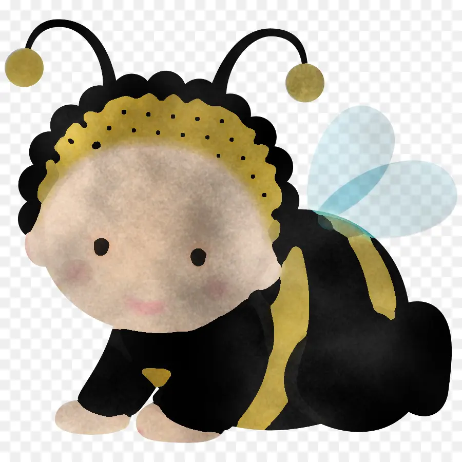 Lebah，Mainan Boneka PNG