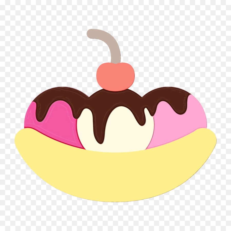 Banana Split，Es Krim PNG