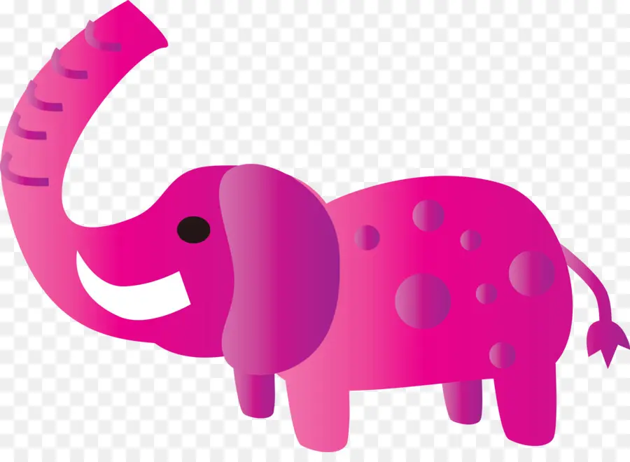 Gajah，Pink PNG