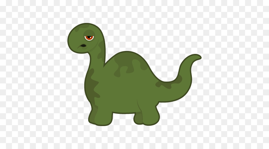 Dinosaurus Hijau，Kartun PNG