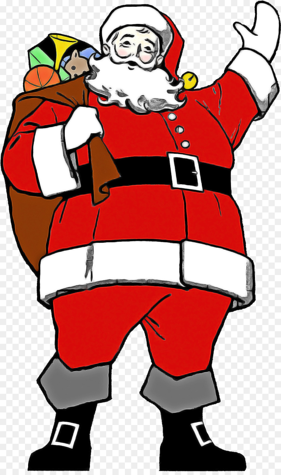 Santa Claus，Kartun PNG