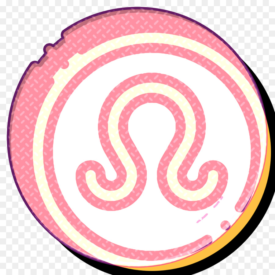 Pink Stiker  Lingkaran  gambar png