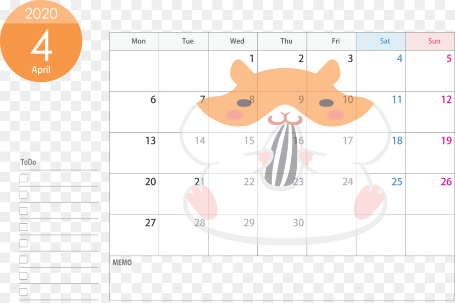 Hamster，Kalender PNG