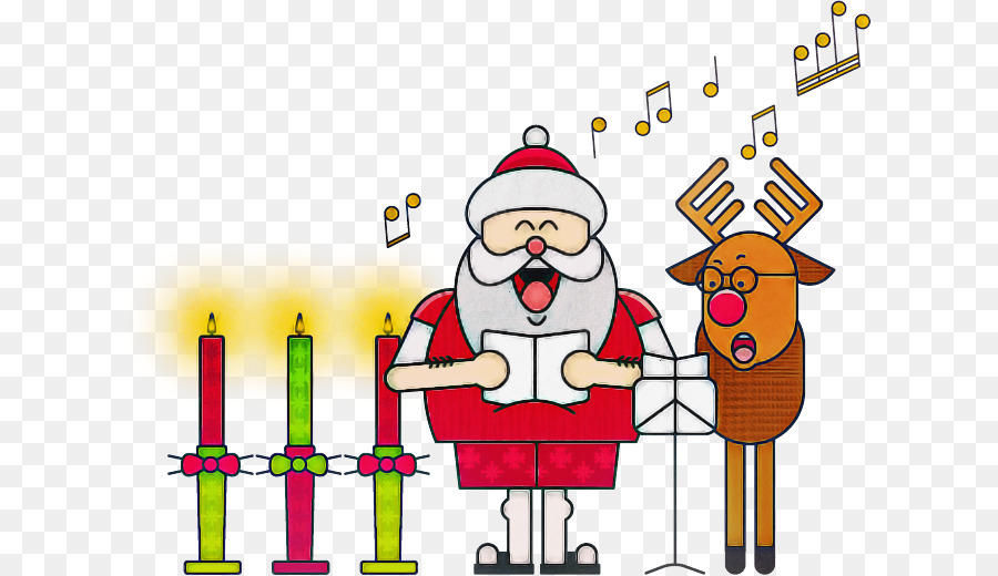 Santa Claus，Kartun PNG