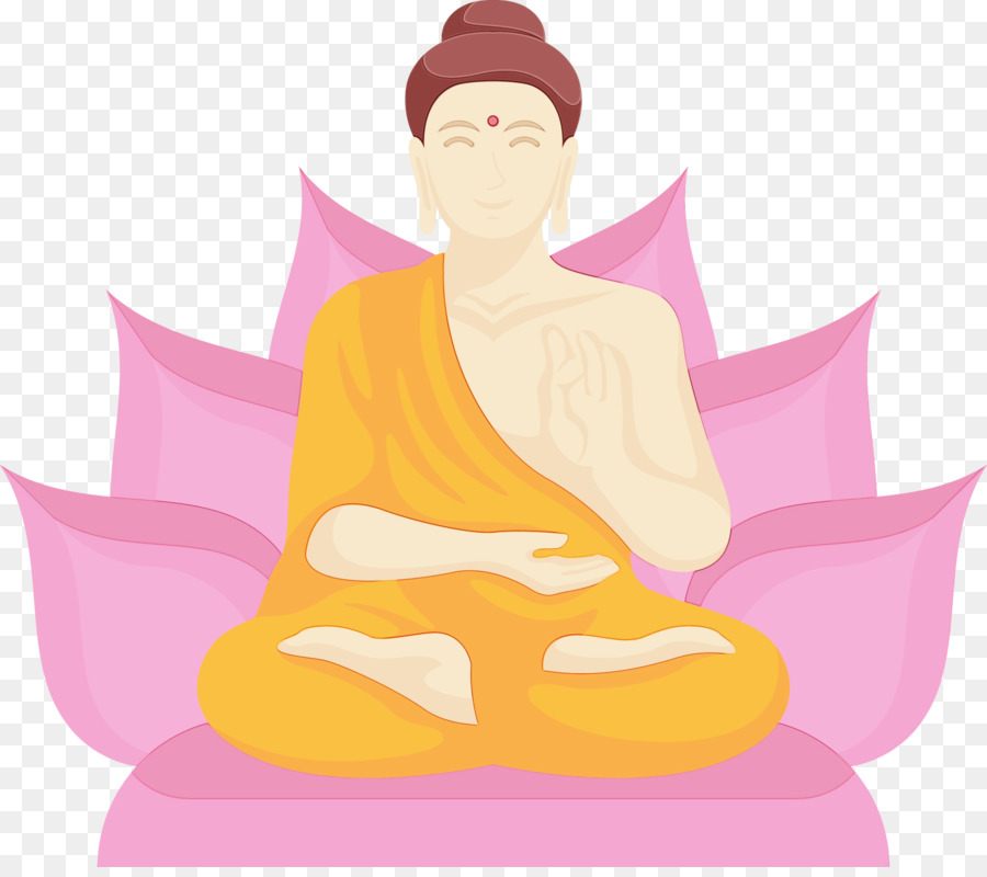 Meditasi，Pink PNG