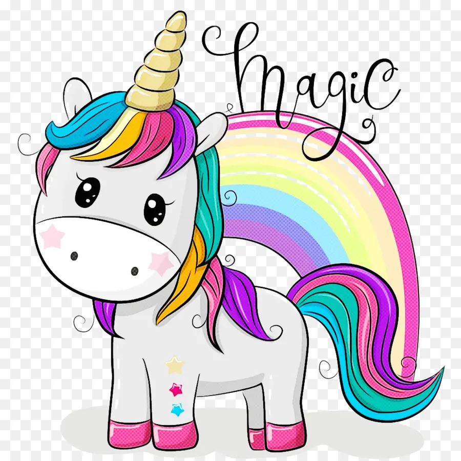 Unicorn，Pelangi PNG