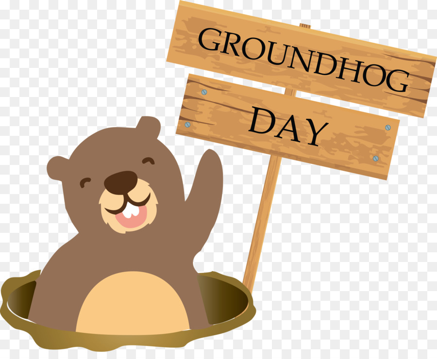 Kartun，Groundhog Hari PNG