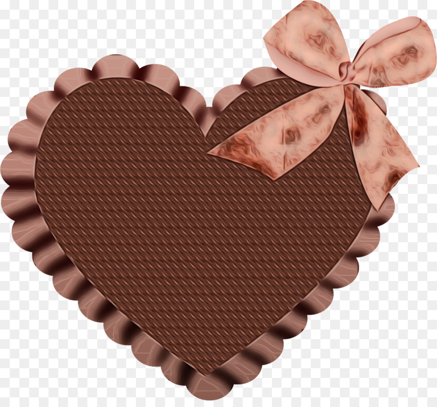 Jantung，Coklat PNG