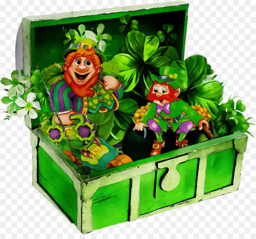 Hijau，Leprechaun PNG