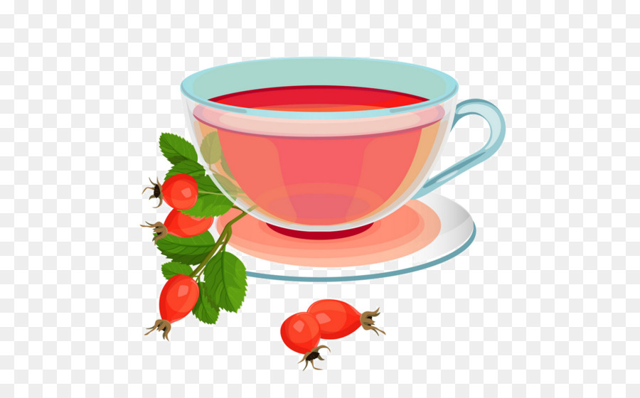 Rose Hip Piala Cangkir  Teh gambar png