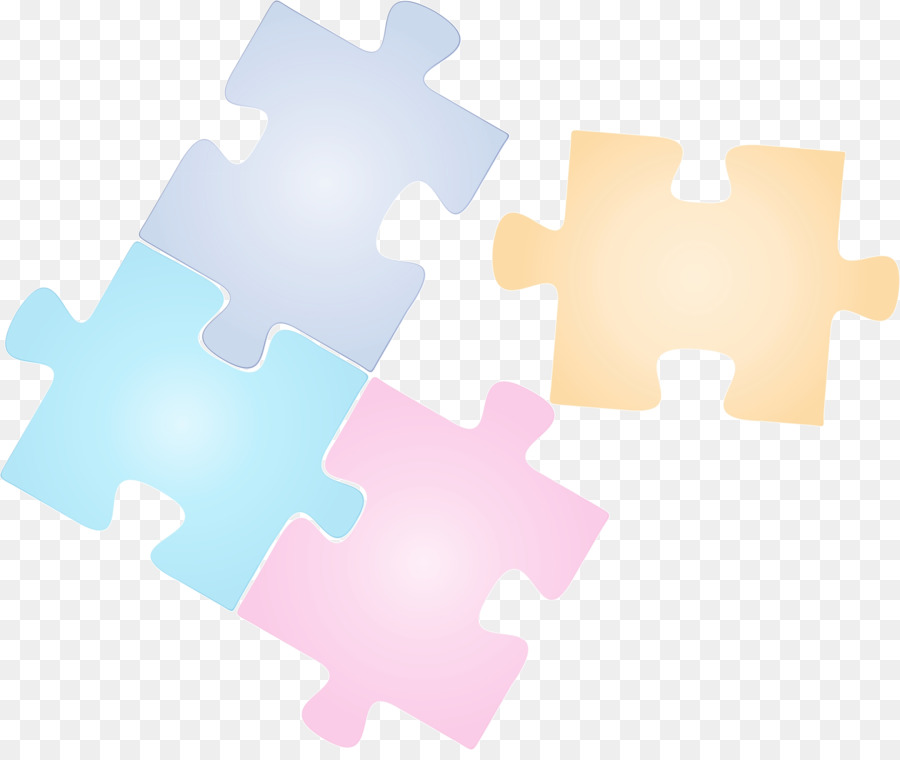 Potongan Puzzle Berwarna Warni，Gergaji Ukir PNG