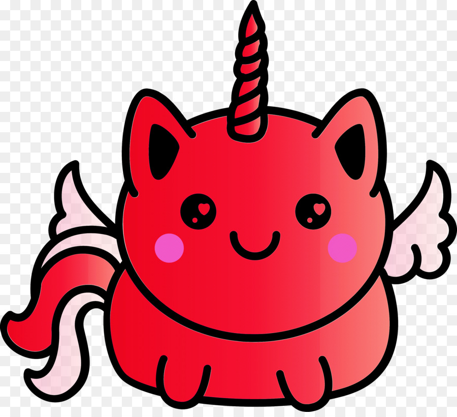 Kucing Unicorn Yang Lucu，Fantasi PNG