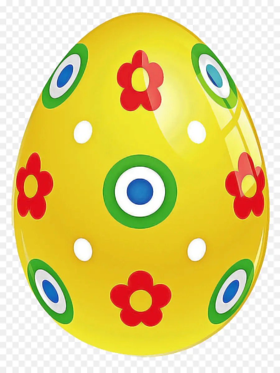 Telur Paskah，Kuning PNG