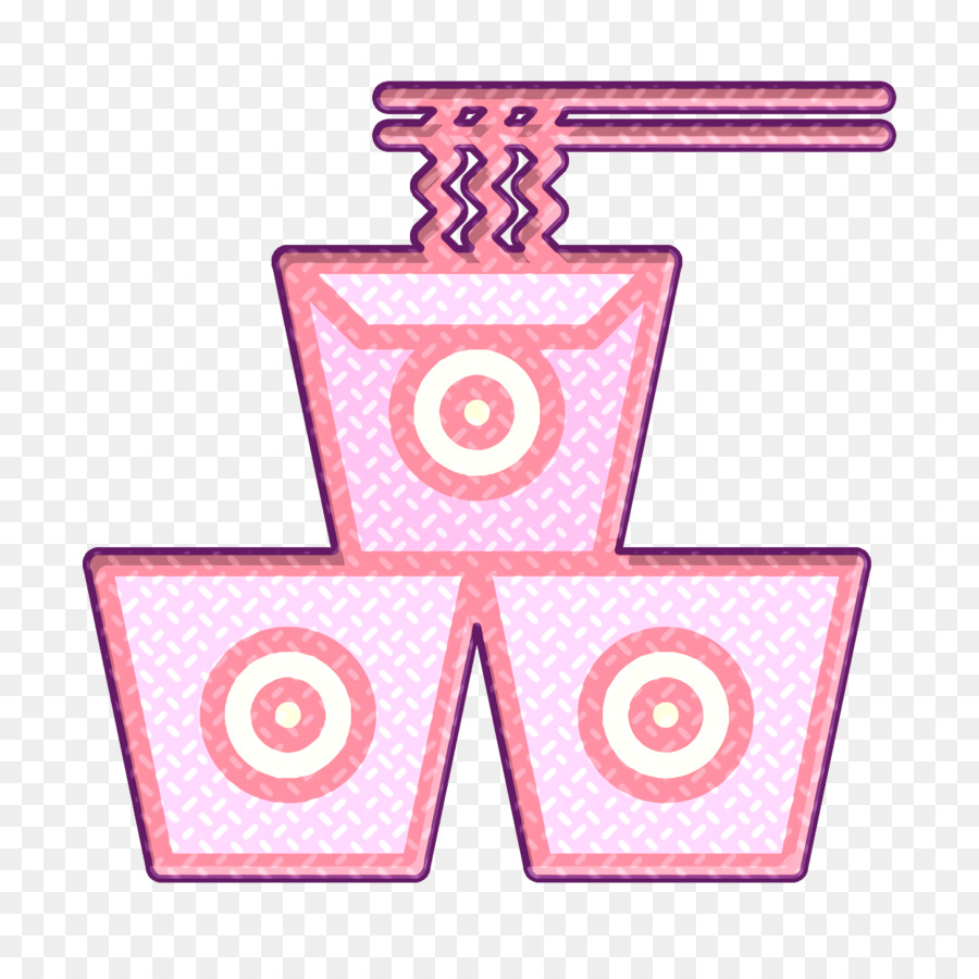 Pink M，Garis PNG