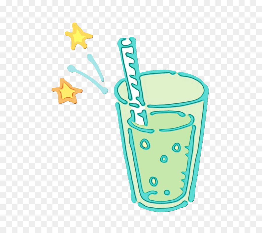 Segelas Minuman，Jerami PNG