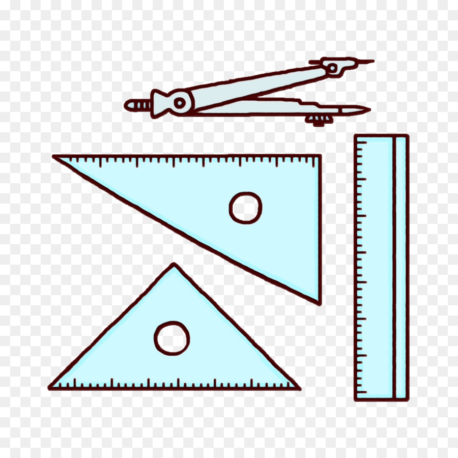 Alat Geometri，Penggaris PNG