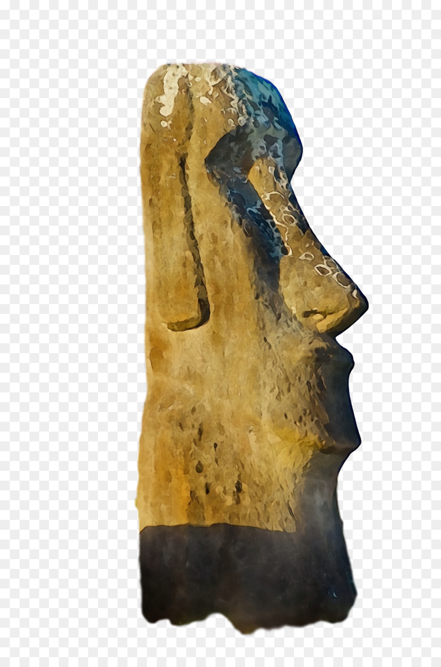 Patung Moai，Batu PNG