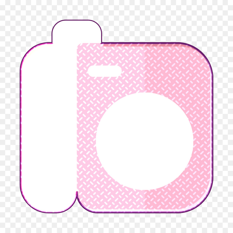 Pink M，Garis PNG