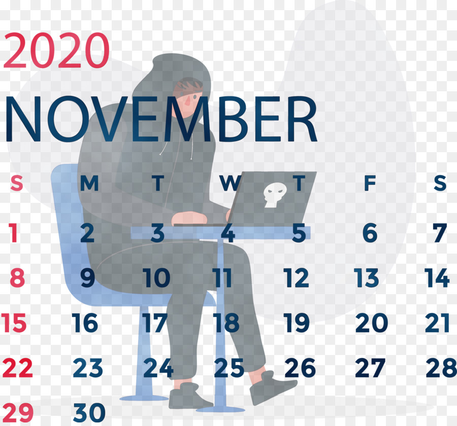 Kalender November 2020，Hoodie PNG