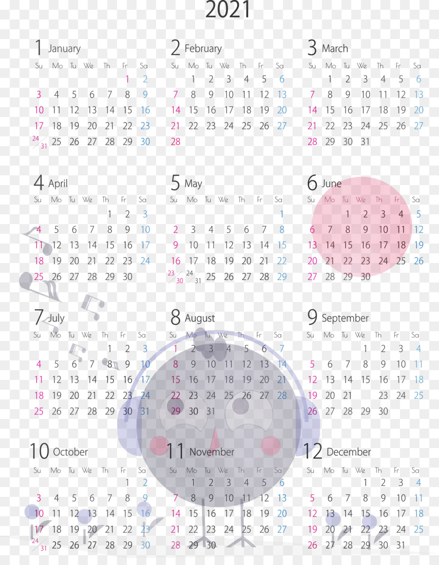 Sistem Kalender，Ungu PNG