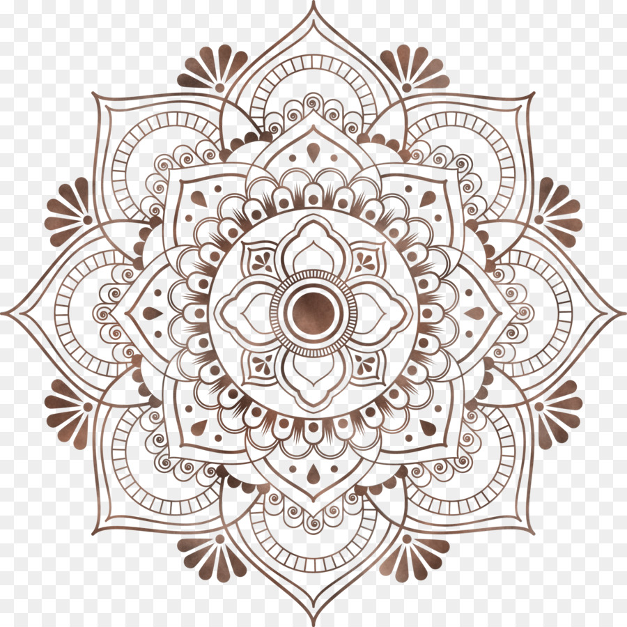 Mandala, Stiker Dinding, Meditasi gambar png