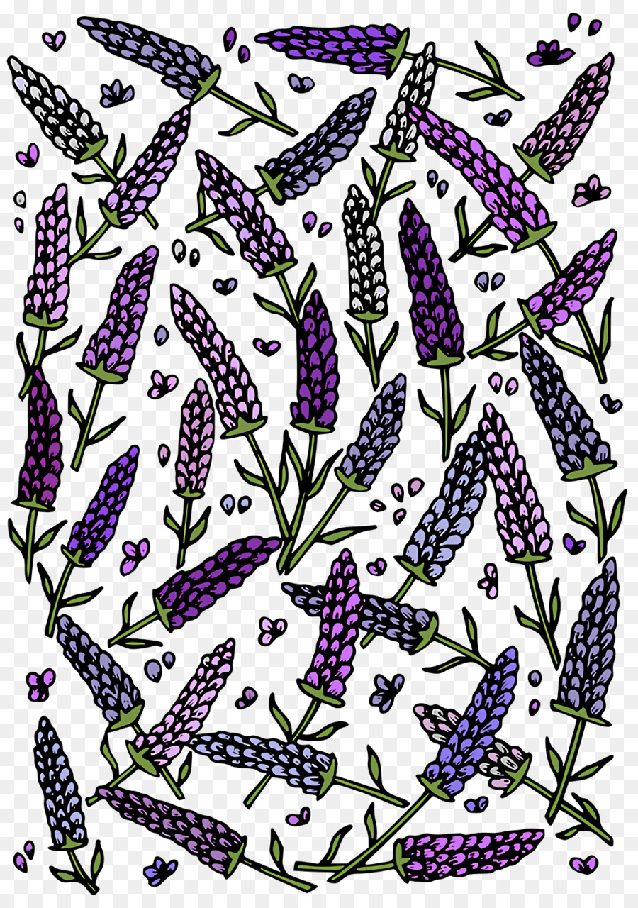 Lavender，Bunga PNG