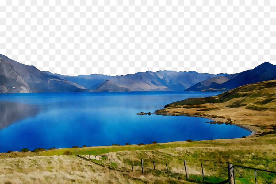 Pemandangan Gunung，Fjord PNG