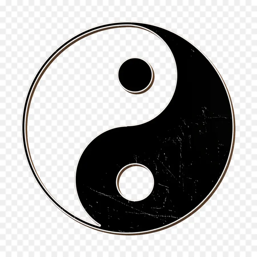 Simbol Yin Yang，Keseimbangan PNG