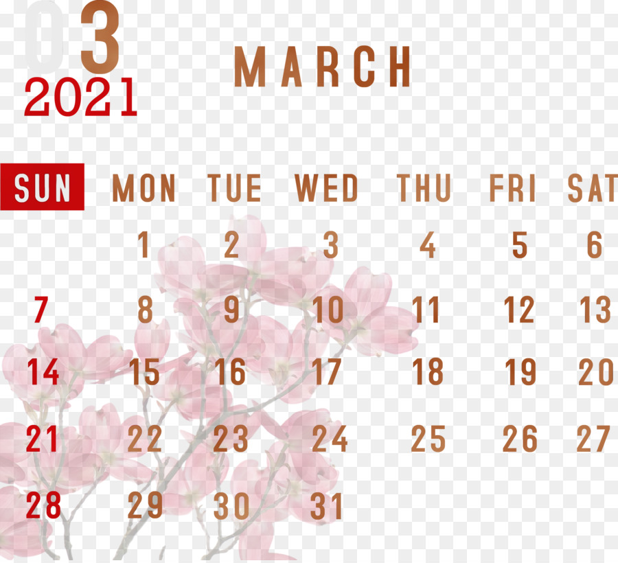 Kalender Maret 2021，Tanggal PNG