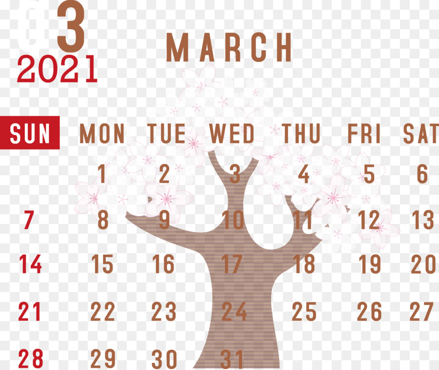 Kalender Maret 2021，Tanggal PNG