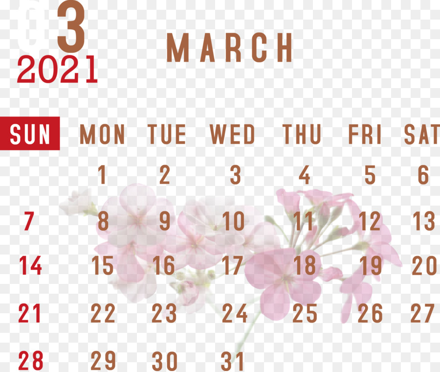 Kalender Maret 2021，Tanggal PNG