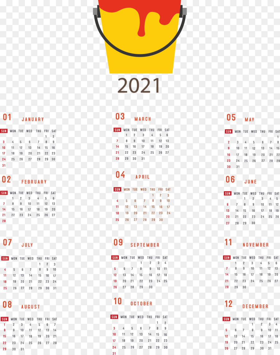 Sistem Kalender，Kalender Tahunan PNG