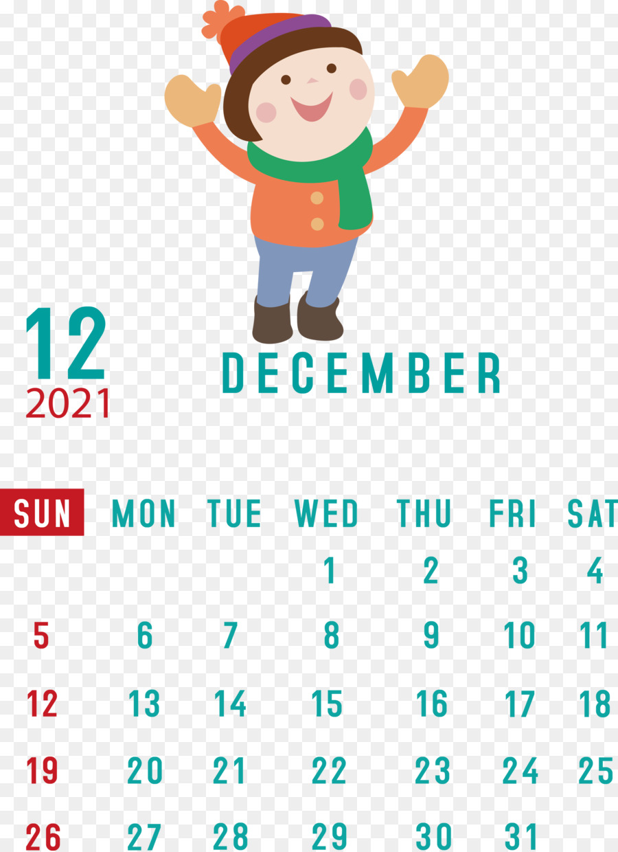 Kalender Desember，Bulan PNG