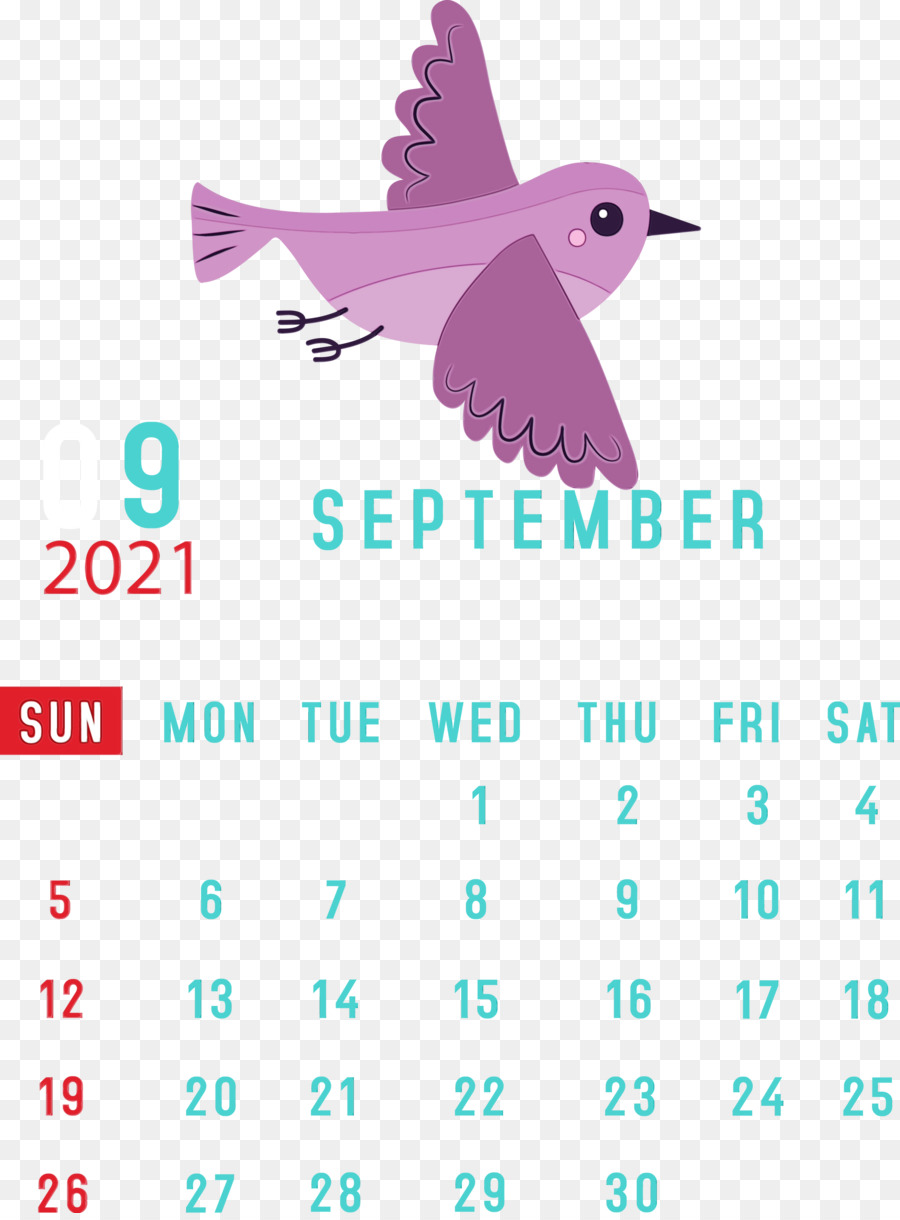 Kalender September，Burung PNG