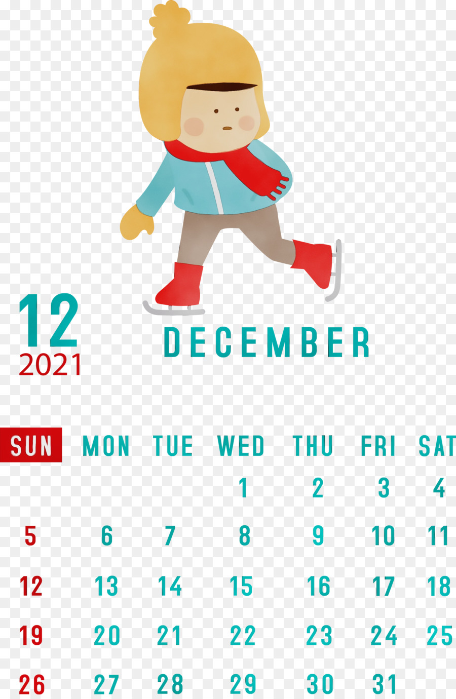 Kalender Desember，Bulan PNG