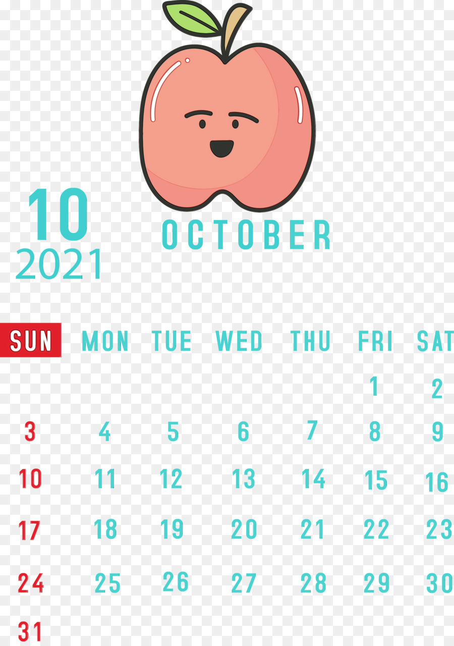 Kalender Oktober，Tomat PNG