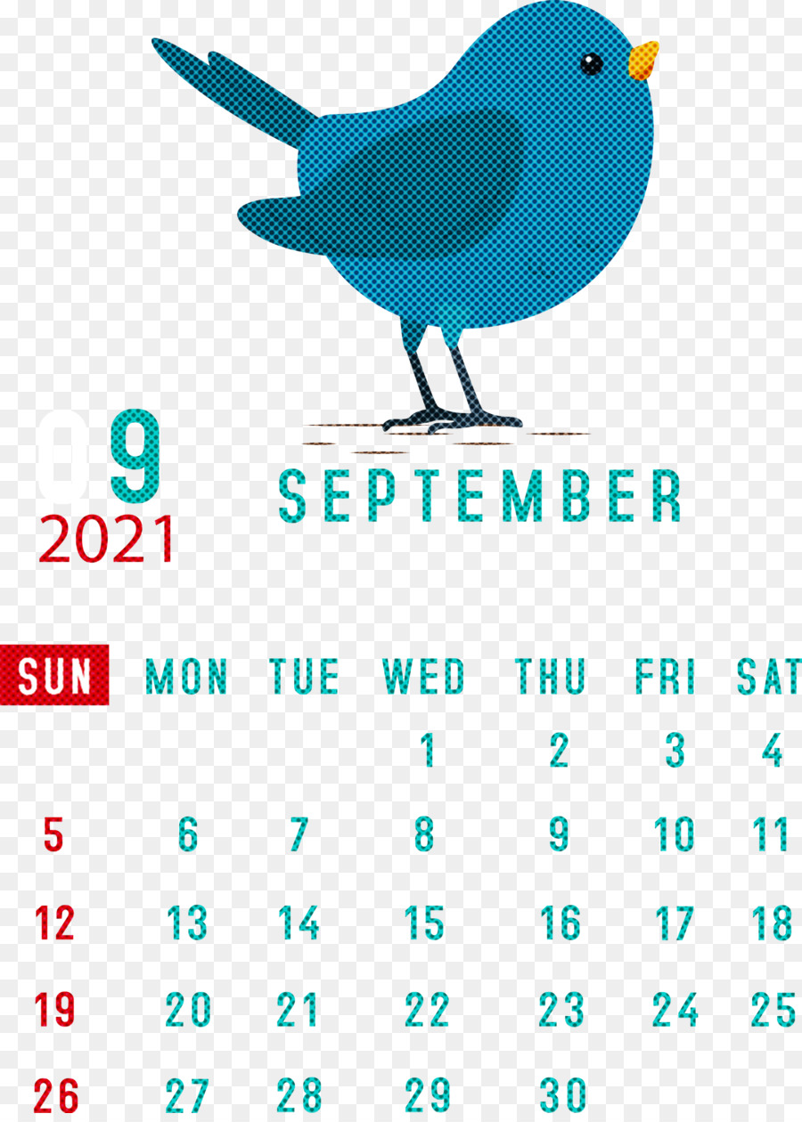 Kalender September，Burung PNG