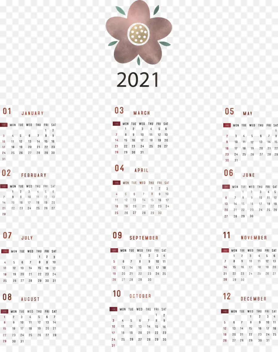 Kalender 2021，Tahun PNG