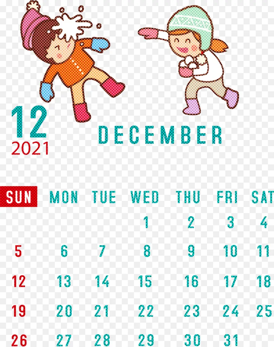 Kalender Desember，Bulan PNG