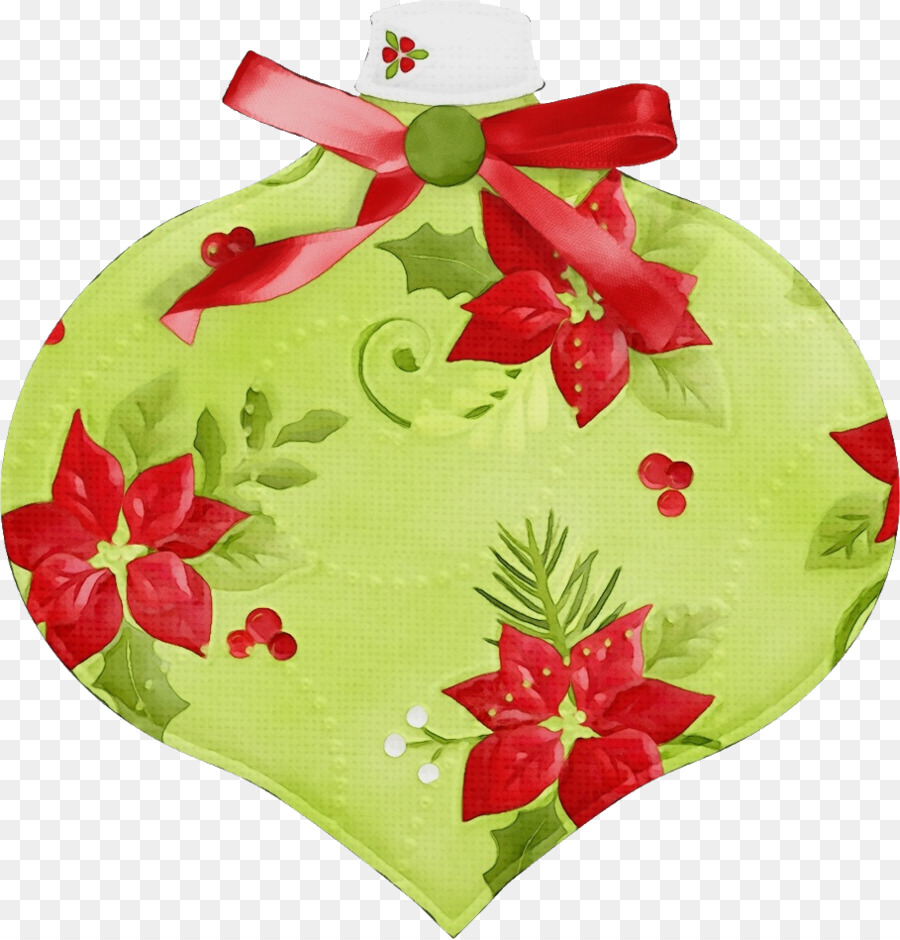 Ornamen Natal M，Bunga PNG