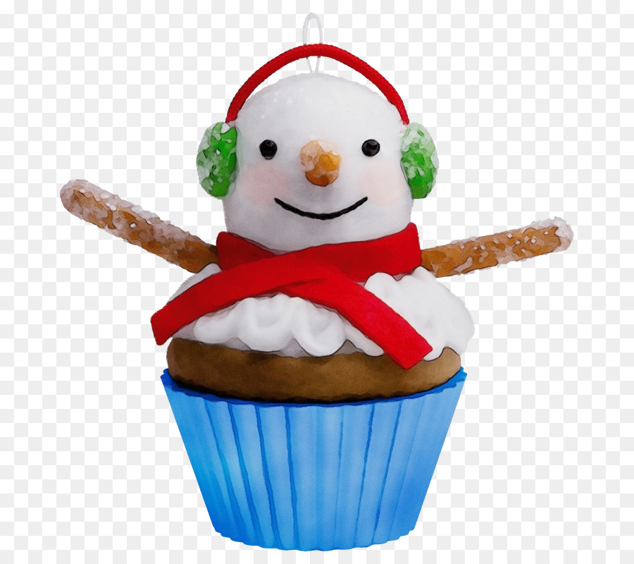 Cupcake Manusia Salju，Manusia Salju PNG