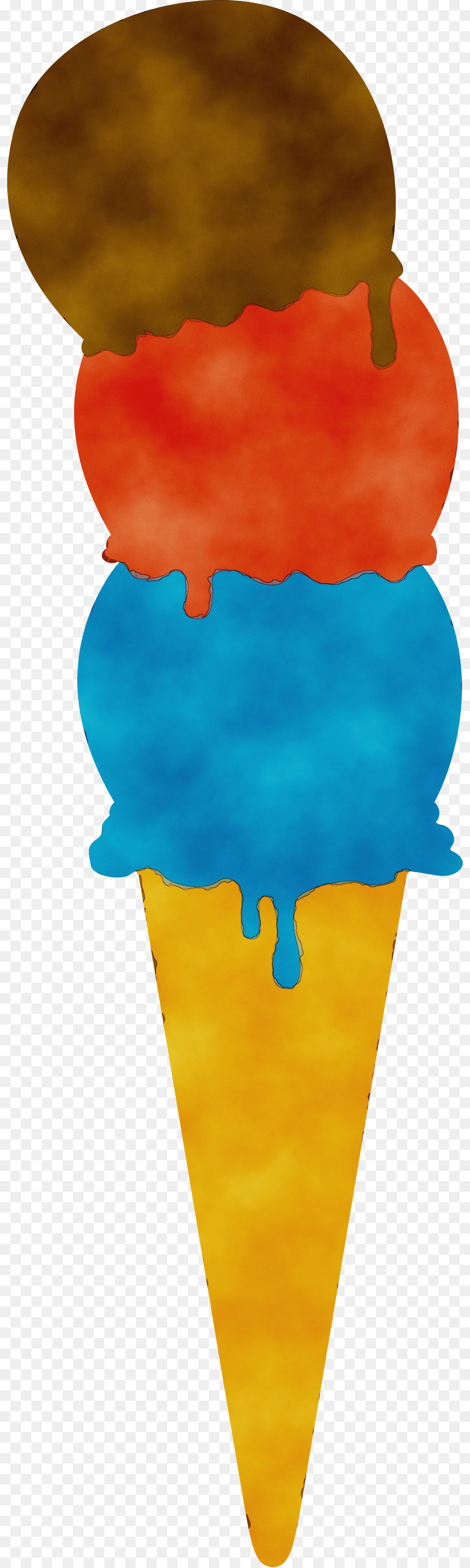 Es Krim，Berwarna Warni PNG